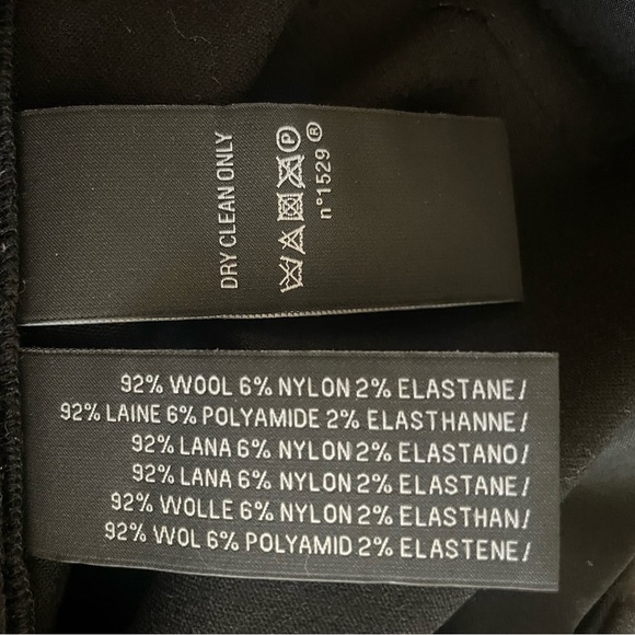 NEW Ralph Lauren Black Label Stretch Wool Black Dress Pant Trousers Size 6 NWT - Picture 4 of 6